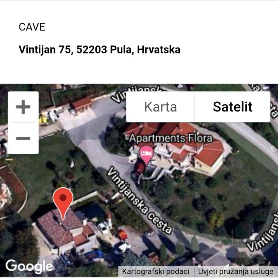 Cave With Free Parking Apartment Пула Екстериор снимка